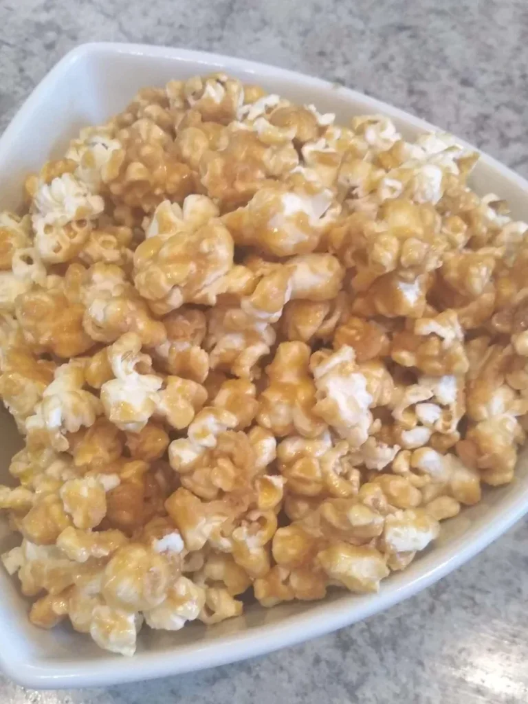 homemade caramel popcorn recipe