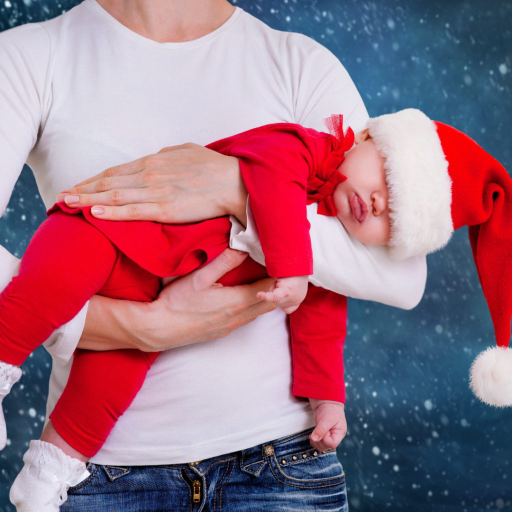 how do you take baby pictures for christmas?