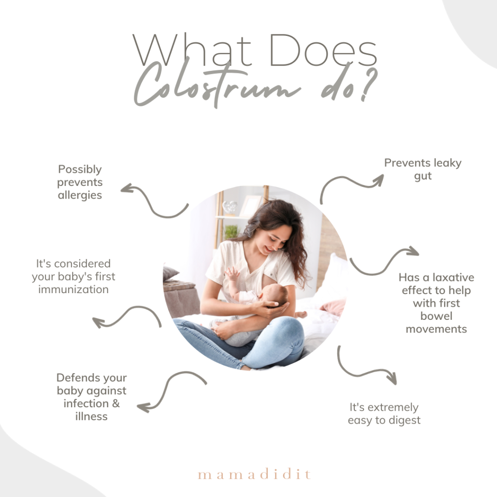 what does colostrum do?